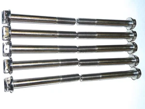 M12 X 1.25 X 55 100 Titane Bride Hexagonal Croix Perceuse Boulons Pro Course - Picture 1 of 17