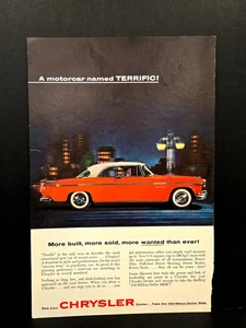 1950 Printwerbung, Chrysler Motorcar Named Terrific, Power Flite, V8 - Bild 1 von 1