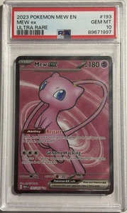 PSA 10 Mew Ex 193/165 - EN 151 Ultra Rare Holo Pokemon Card - Picture 1 of 2