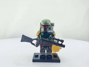 Lego Star Wars Minifigure Boba Fett w/ Beskar Armor & Cape Building Toy - Picture 1 of 7