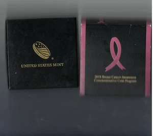 2018-W Gold $5 Breast Cancer Awareness PROOF with Box & COA - Picture 1 of 7