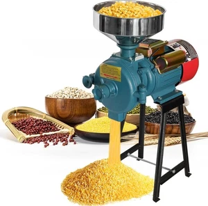 SLSY 3000W Electric Grinder Dry Feed/Flour Mill Cereals Grain Corn Wheat Machine - Picture 1 of 19