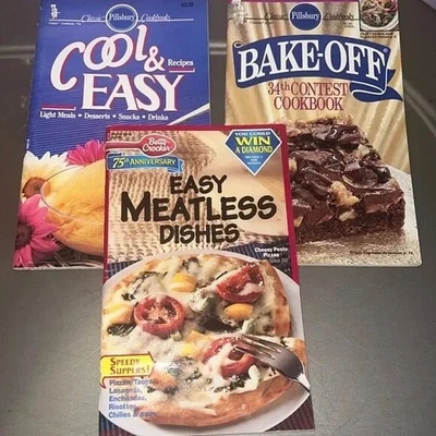 Pillsbury Cool Easy Recipes & Betty Crocker Meatless Dishes Cookbooks - Image 1 of 4