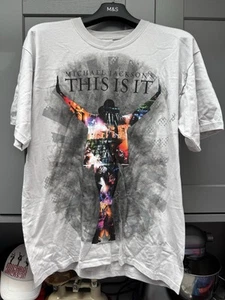 Michael Jackson This Is It T Shirt Brand New Large - Picture 1 of 3