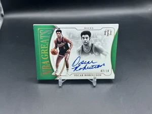 2021-22 Panini National Treasures Oscar Robertson NBA Greats Gold Auto /10 - Picture 1 of 2