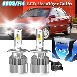 H4 9003 LED Headlights Bulbs For Kia Spectra 2004-2009 High Low Beam Kit White - Picture 1 of 11
