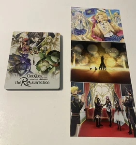 Code Geass Lelouch der Auferstehung Film Blu-ray/DVD Steelbook mit Postkarten - Bild 1 von 3
