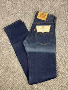 Vintage 80s Levis 505 Straight Leg Mens 29x36 Dark Wash Orange Tab Deadstock NOS - Bild 1 von 17
