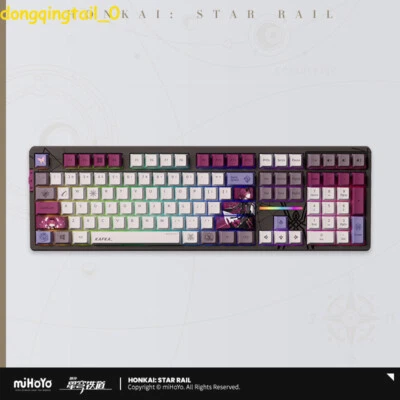Honkai: Star Rail Kafka Mechanical Backlight Keyboard RGB 108/87 Keys Xmas Gifts - Image 1 of 4