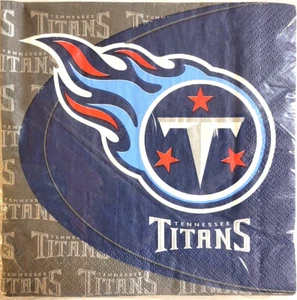 TENNESSEE TITANS NFL Lunch Napkins 16 per pack FREE Ship - NEW - Picture 1 of 1