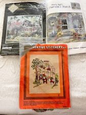 New Listing3 cross stitch kits - Janlynn Summerland, Marty Bell Parson'S Porch & Greenhouse