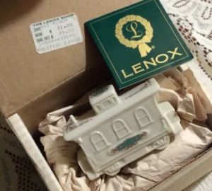 Vintage 1989 verpackt Lenox Yuletide Express Begleitwagen Zug hängen Weihnachtsschmuck PA - Bild 1 von 11
