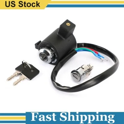 Ignition Key Switch Tail Box Lock For Harley-Davidson Sportster 1200 883 1000 - Image 1 of 4