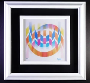 Raro Agamografo Olografico Lenticolare Edizione Limitata "Archi" di Yaacov Agam - Foto 1 di 16