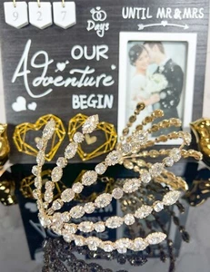 Bridal crystal wedding headband, Crystal bridal headband, Wedding Hair Jewelry - Picture 1 of 8