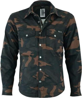 Herren Motorrad Lumber Jacke Biker Motorrad Aramid Hemd Biker Motorradjacke Neu - Bild 1 von 3