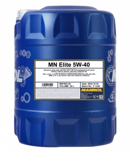 20 L MANNOL Elite 5W-40 Motoröl ACEA A3/B4 VW 502 00 505 00 MB 229.5 229.3 226.5 - Bild 1 von 2