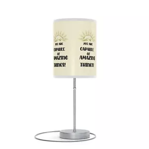 Inspirational Table Lamp, Motivational Home Decor, Desk Lighting, Uplifting - Picture 1 of 9