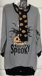 Womens Nightmare Before Christmas Sleepshirt & Thigh High Sock Pajamas Size XS - Picture 1 of 7