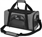 Pet Carrier Bag, Airline Approved Pet Carrier for Small Cats Dogs, Foldable Cat 