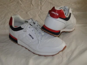 Levi's PROTOGE (519382) weiße Turnschuhe - vorgetragen Herren Größe 12 - Bild 1 von 6