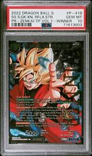 PSA 10 Dragon Ball Super DBS SS Son Goku: Xeno, Reflexive Strike P-418 PR Winner