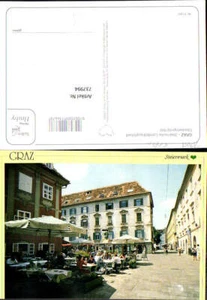 737994 Graz Glockenspielplatz Ansicht mit Gastgarten - Bild 1 von 1