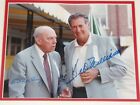 TED WILLIAMS + BILL TERRY .400 hitters signed autographed 8x10 photo RARE