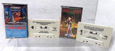Cyndi Lauper 2 Cassette Tape Lot "She's So Unusual"/"A Night To Remember" EX/VG - Image 1 of 2
