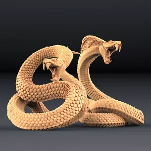 Giant Snake Fantasy Miniatura DND miniature giochi di ruolo da tavolo giochi di ruolo - Foto 1 di 5