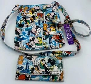 Bolso de mano bandolera Oslo Comic Strip y billetera a juego - Imagen 1 de 16
