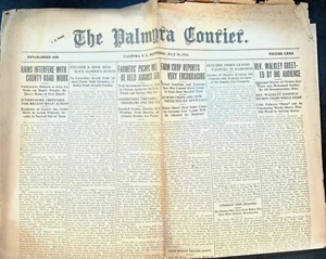 Palmyra Courier 19 de julio de 1922 Atlantis Irish Free State Herr Fokker  - Imagen 1 de 5