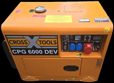 Crosstools CPG 6000 DEV Diesel Notstromaggregat Generator - Bild 1 von 4