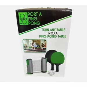 Port-A-Ping-Pong Tabletop Ping Pong Set, 2 Paddles, 3 Balls, As seen on TV - Picture 1 of 8