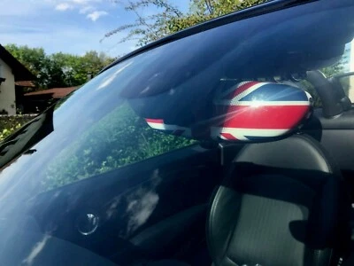 CARENA SPECCHIETTO RETROVISORE INTERNO in UNION JACK COLOR per MINI R58 R59 COUPE ROADSTER - Immagine 1 di 4