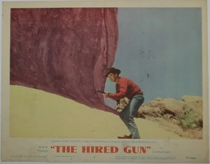 1957, The Hired Gun, Rory Calhoun, Anne Francis, Vtg Movie Lobby Card, Western - Picture 1 of 1