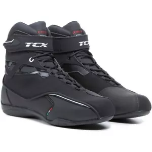 SCARPE STIVALI IMPERMEABILI BOOTS MOTO TCX ZETA WP BLACK NERO TG 41 - Foto 1 di 6