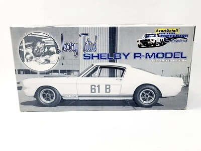 EXACT DETAIL JERRY TITUS SHELBY R-MODEL MUSTANG 1/18 SCALE VERY NICE IN BOX!! - Image 1 of 4