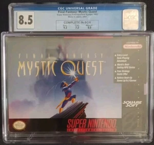 SNES Final Fantasy Mystic Quest Graded 8.5 FREE SHIPPING! - Picture 1 of 3