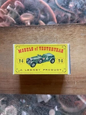 Matchbox Models of Yesteryear Y-5 1929 Blower Bentley in Original Box VERY RARE - Image 1 of 2