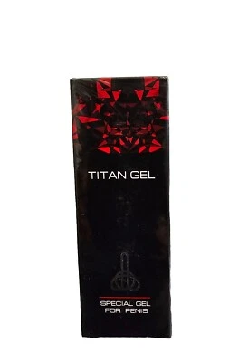 Lubricante Titan Gel ROJO para Hombre, Producto Auténtico Original Vendedor de EE. UU. Foto 1 de 2