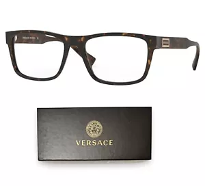 Versace VE 3277 108 Herren Dark Havana Brille Brillengestell 55-17 NEU - Bild 1 von 6