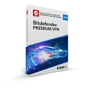 Bitdefender Premium VPN 2024 Unlimited VPN 10 PC Devices 1 Year (CARD BY POST) - Picture 1 of 1