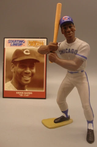 1989 LOOSE SLU STARTING LINEUP FIGURE ERNIE BANKS CHICAGO CUBS Cover