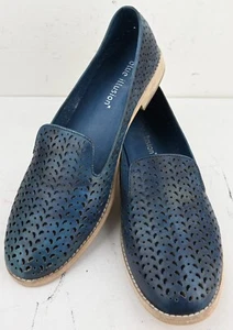 Blue Illusion "Vivienne" slip on loafers in ocean size EU41/US10 BNWB - Foto 1 di 10