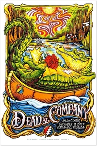 Póster de concierto Grateful Dead - Dead and Company - Orlando 2017 - Imagen 1 de 7