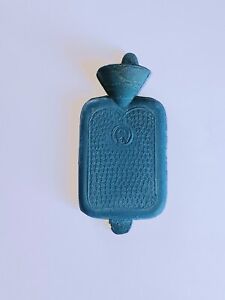 Vtg Doll Blue Hot Water Bottle Miniature Mini 2" NO Stopper 1950s 60s Toy Japan