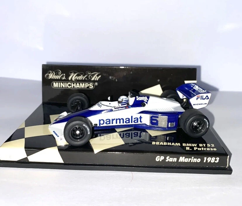 MINICHAMPS BRABHAM BMW /BT 52 - R.PATRESE GP S.MARINO- 1983 scala1/43 - Immagine 1 di 3