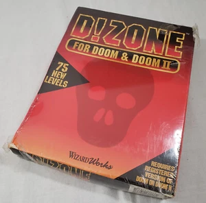 D!Zone Expansion Doom 1 2 II PC NEW SEALED Big Box complete dzone wizardworks - Picture 1 of 13