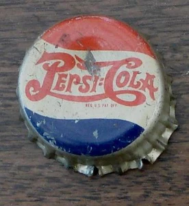 Nice Vintage Tin/Cork Pepsi Cola Bottle Cap, OLDER CAP, GOOD CONDITION - Picture 1 of 1